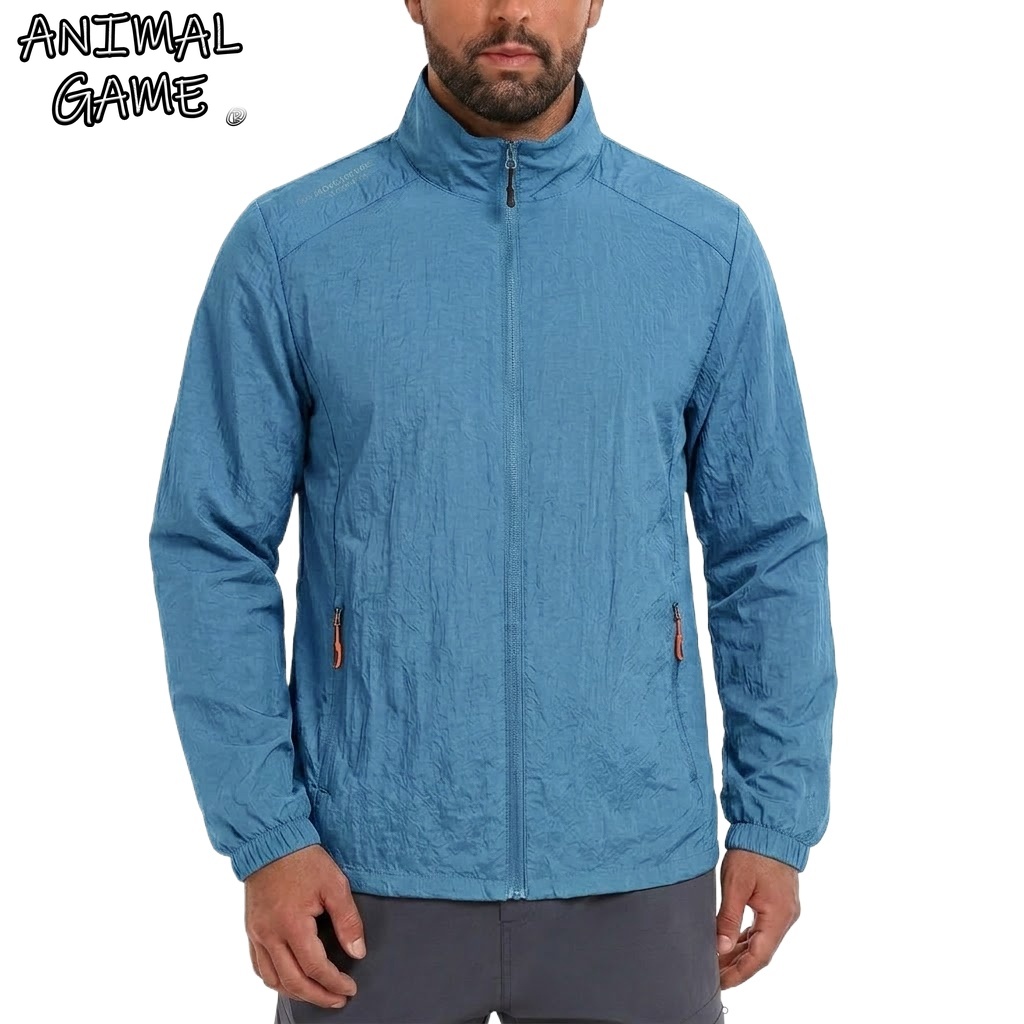 Outdoor Sport Jacket - Herren UPF50+ Performance Sonnenschutzjacke Atmungsaktive Sport-Wasserdichte