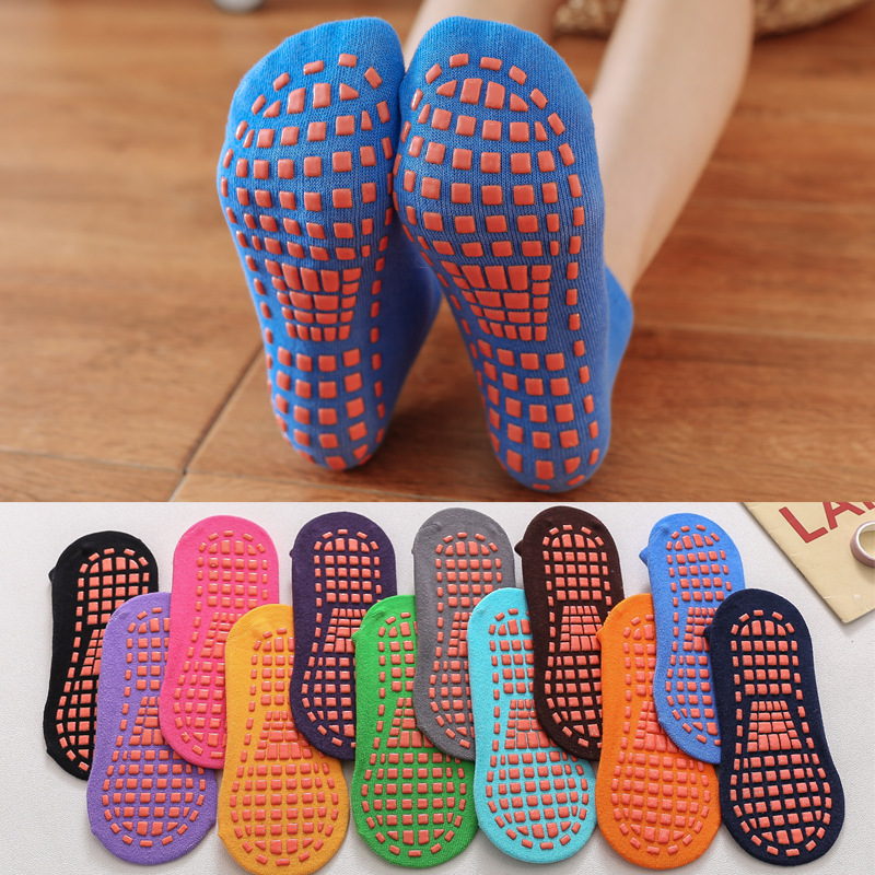 Trampoline Park Sock - Kinder Erwachsene Anti-Rutsch-Socken Eltern-Kind-Trampolin-Socke Baumwollsocken Elastizität