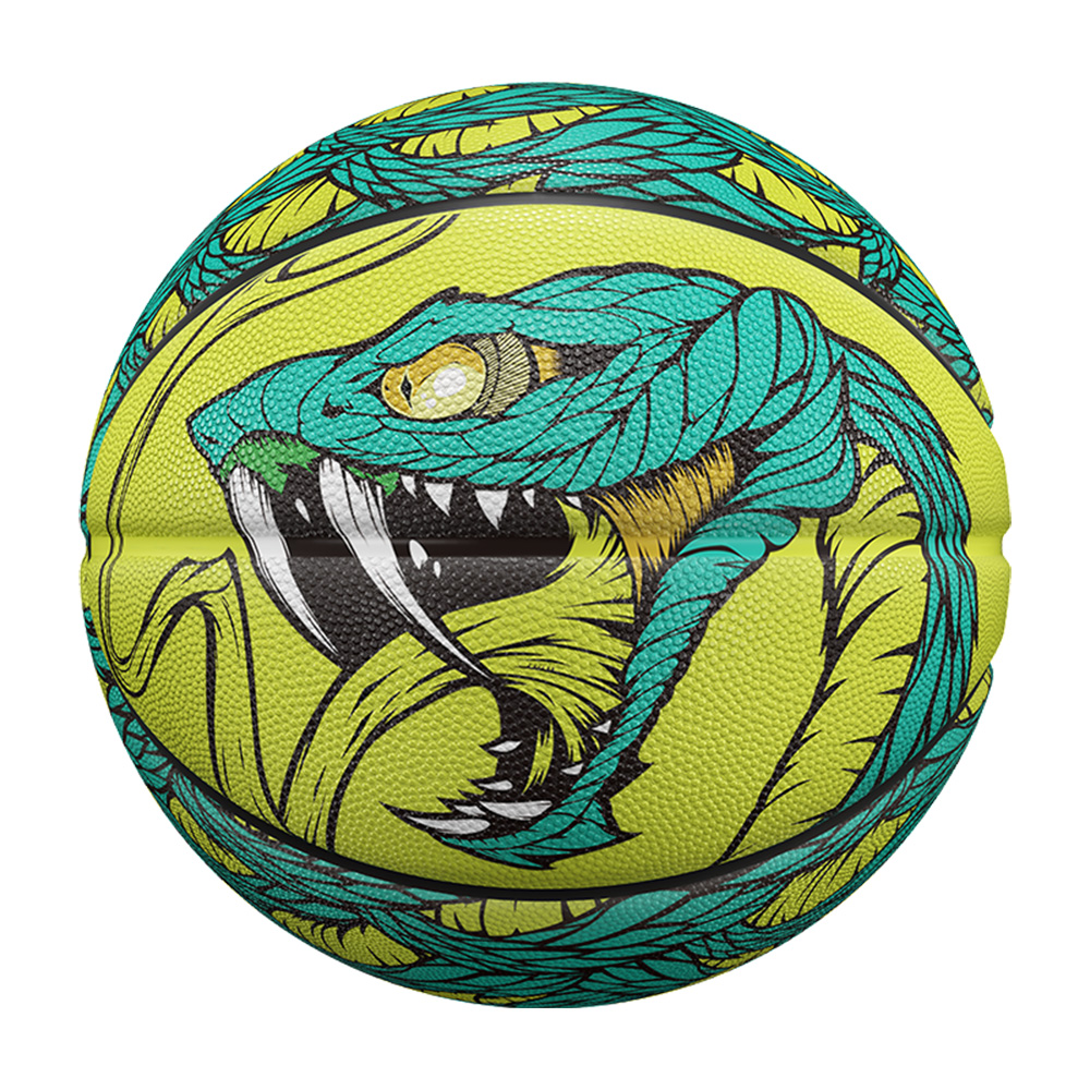 Outdoor Sport Court - Pythons-Druck-Basketball, Größe 7, offizielles Zertifikationsspiel, Basketball