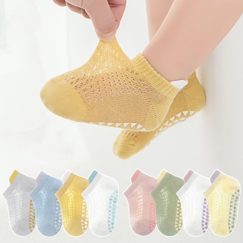 Trampoline Park Sock - 4Pairs Dünne Kinder Baby Boot Socken