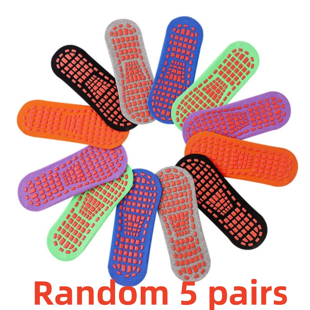 Zufällige 5 Paar Trampolinsock – Trampoline Park Sock Bewertung und Preis
