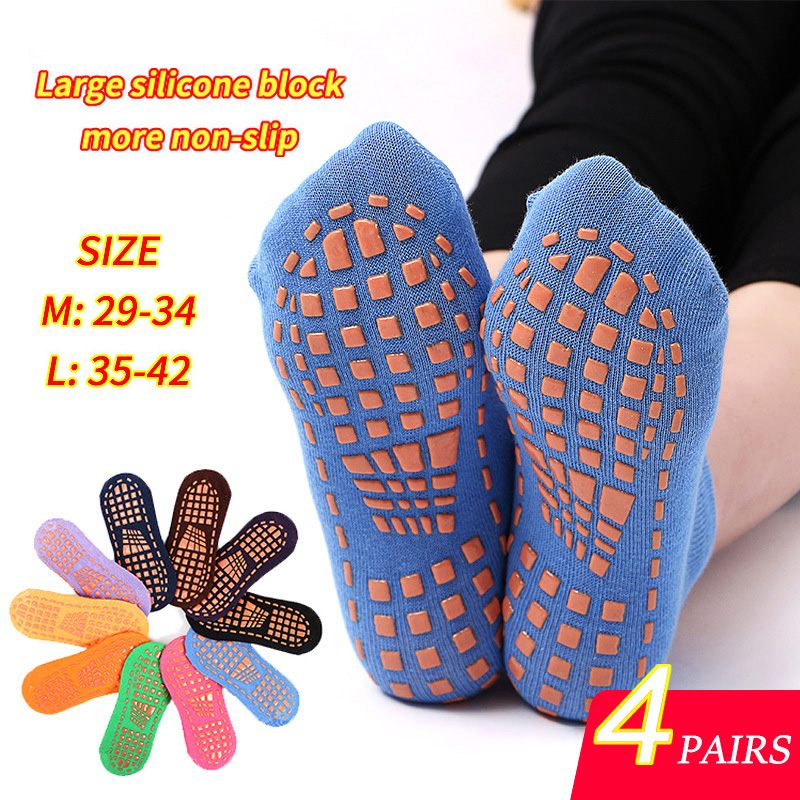4 Paar Yoga Pilates Trampolin  – Trampoline Park Sock Bewertung und Preis