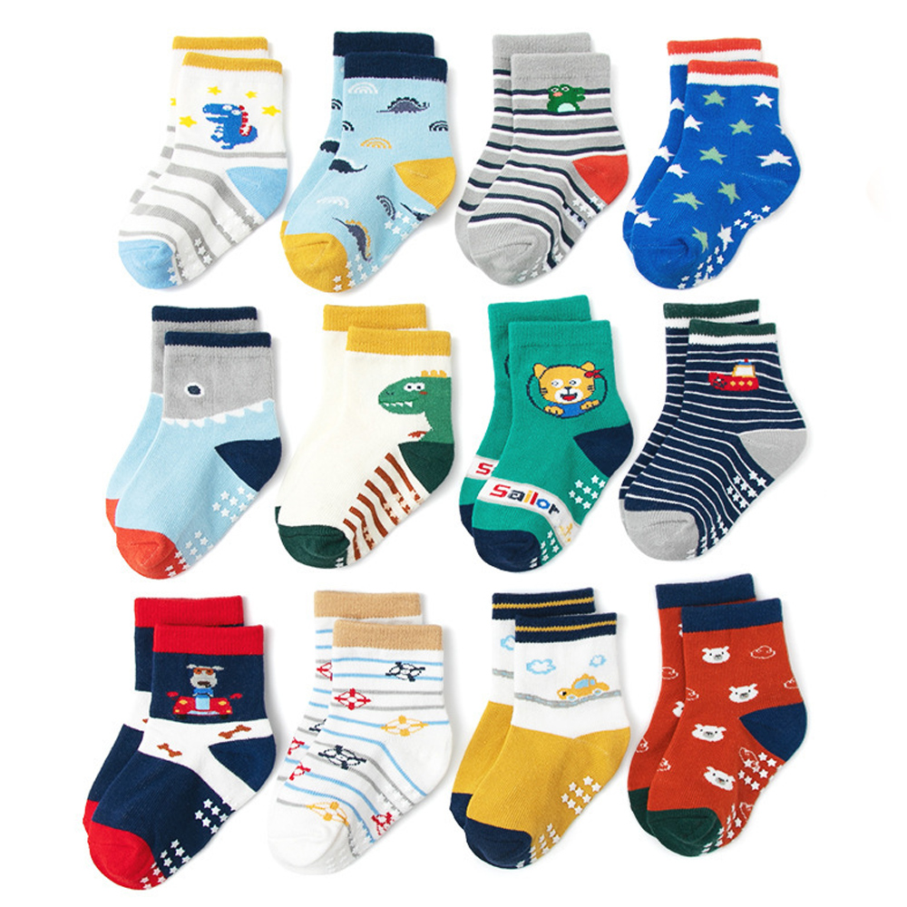 1/6/12 Paar Kindersocken-Sets  – Trampoline Park Sock Bewertung und Preis