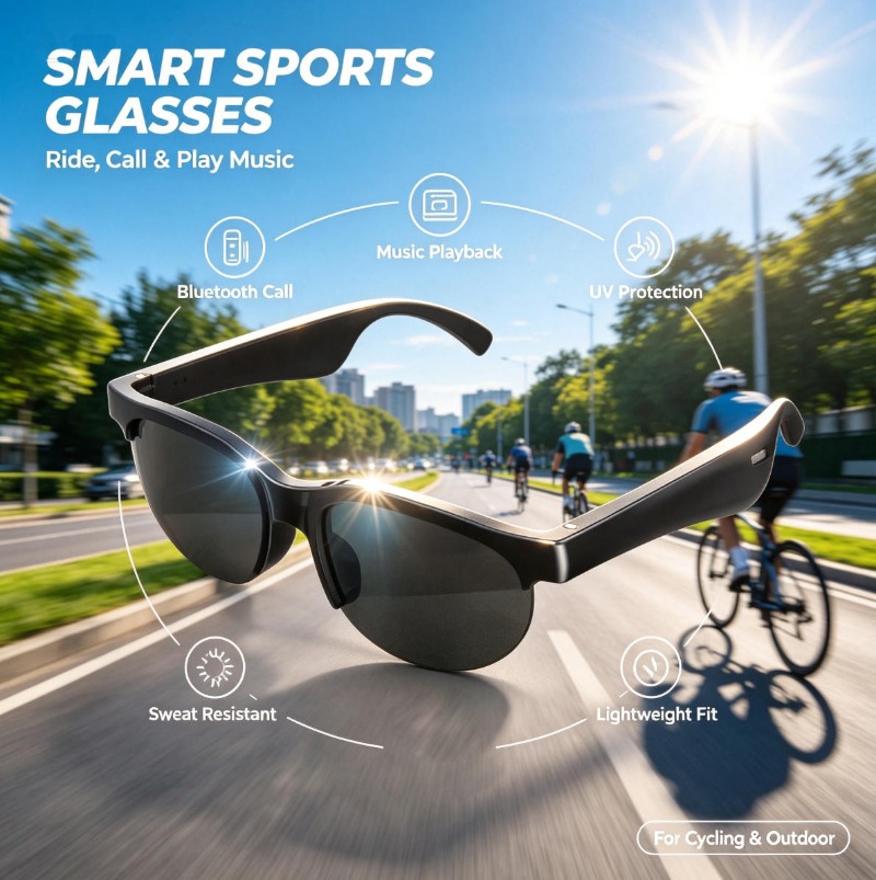 Intelligente Audio-Sonnenbrill – Outdoor Sport Glasses Bewertung und Preis